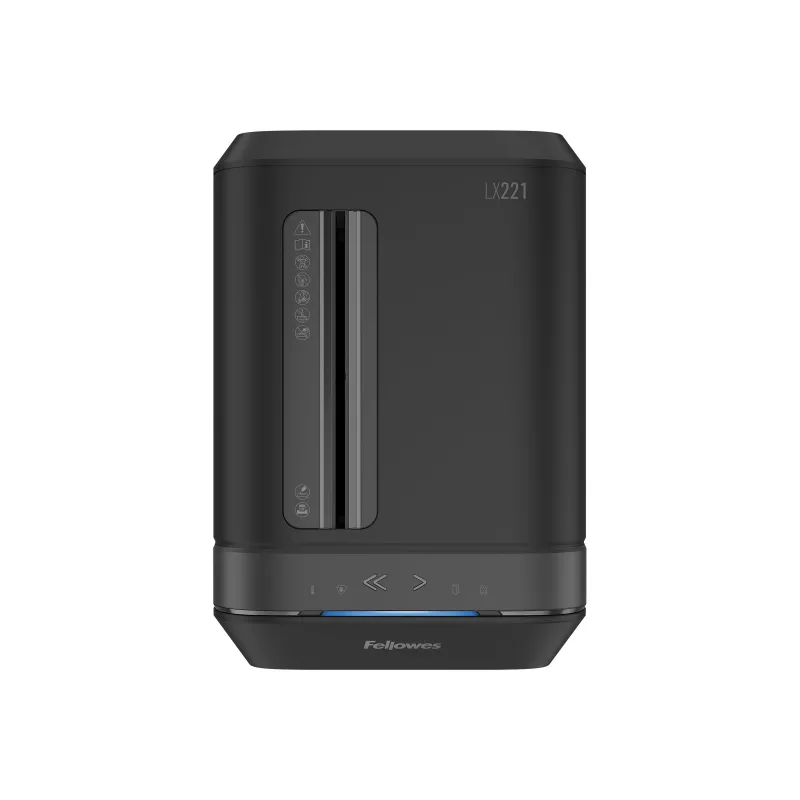Fellowes Powershred LX221 distruggidocumenti a microtaglio, 17 fogli, sicurezza P-5, contenitore 30L, nero 5050401