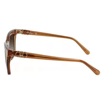 FERRAGAMO SF1027S-210 Occhiali da Sole Donna Havana Marrone 55mm