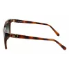 Ferragamo SF1027S-214 Occhiali da sole da donna havana acetato quadrati marrone sfumato 55mm