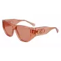 Ferragamo SF1077S-838 Occhiali da sole unisex Pilot Shiny Rose Gold Brown Gradient 56/13/140 mm