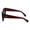 FERRAGAMO SF1107S552065 Donna Occhiali da sole Rettangolari in Acetato Havana Brown Gradient 55/20/140 mm