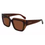 FERRAGAMO occhiali da sole donna SF2002S-233 havana acetato marrone sfumato 55/18/140 mm