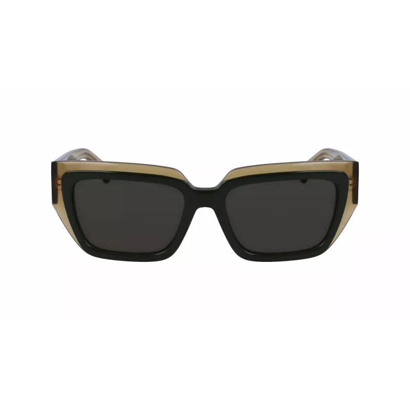 FERRAGAMO SF2002S-327 Occhiali da sole da donna havana acetato marrone sfumato 55mm