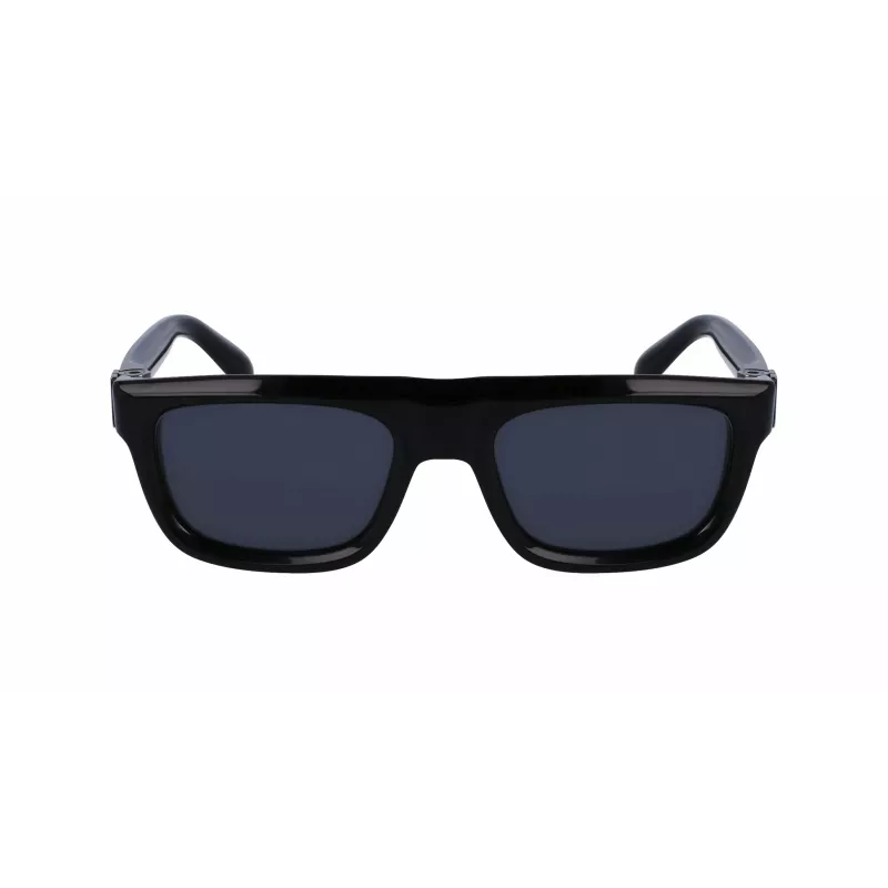 FERRAGAMO SF2009S-001 Occhiali da sole uomo - Montatura nera, lenti grigie, 56/21/145 mm