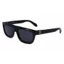 FERRAGAMO SF2009S-001 Occhiali da sole uomo - Montatura nera, lenti grigie, 56/21/145 mm