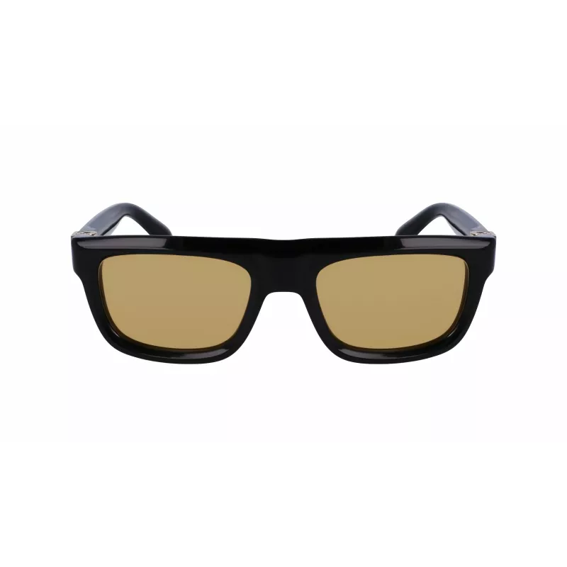 FERRAGAMO SF2009S-011 Occhiali da sole da uomo - montatura nera, lenti grigie, 56/21/145 mm