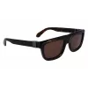 FERRAGAMO SF2009S-242 Occhiali da sole uomo squadrati in acetato havana marrone sfumato 56/21/145 mm
