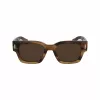 Ferragamo SF2010S-319 Occhiali da sole uomo verde havana quadrati acetato 52mm