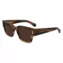 Ferragamo SF2010S-319 Occhiali da sole uomo verde havana quadrati acetato 52mm
