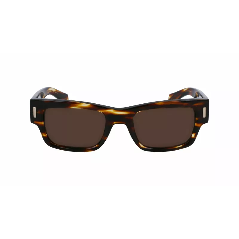 FERRAGAMO SF2011S-216 Occhiali da sole uomo dark havana marrone sfumato 53mm