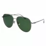 FERRAGAMO SF308S-44 Occhiali da sole uomo rettangolari - Montatura acetato havana marrone, lenti policarbonato grigie, protezione UV400