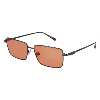 Occhiali da sole uomo Ferragamo SF309S5715017 - montatura in acetato nera, lenti in policarbonato grigie, 57 mm