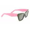FERRAGAMO occhiali da sole donna SF929S-304 havana marrone rettangolari in acetato 55 mm