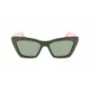 FERRAGAMO occhiali da sole donna SF929S-304 havana marrone rettangolari in acetato 55 mm