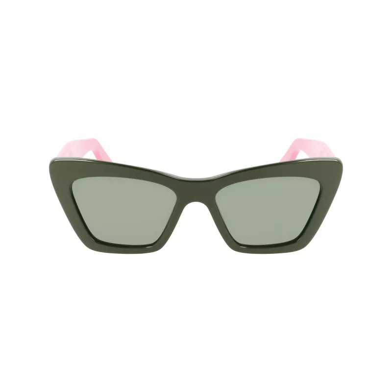 FERRAGAMO occhiali da sole donna SF929S-304 havana marrone rettangolari in acetato 55 mm
