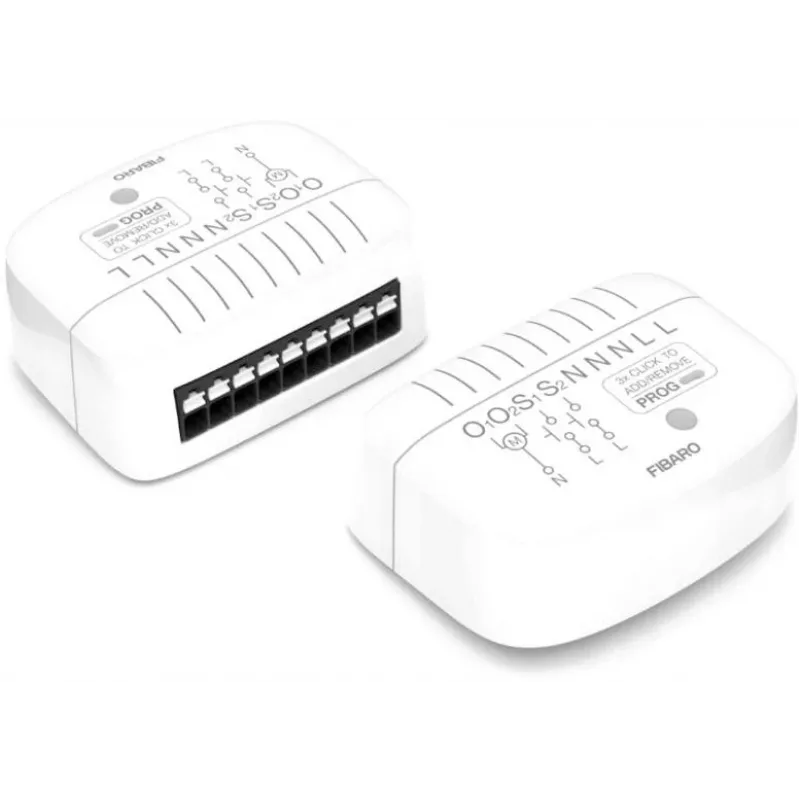 Fibaro FGR-224 Roller Shutter 4 modulo Z-Wave Plus per controllo tapparelle e avvolgibili