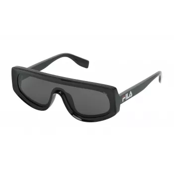 FILA occhiali da sole uomo SF9417990Z42 - montatura nera, lenti grigie, 99 mm