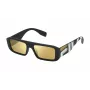 FILA SF9415 Occhiali da sole uomo, montatura havana/marrone, lenti grigie, 54/17/145 mm