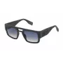 FILA SFI085500968 Occhiali da sole uomo rettangolari - Montatura nera lenti grigie 50/23/145 mm