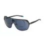 FILA SFI125990627 occhiali da sole sport uomo - montatura nera, lenti fumé, UV400