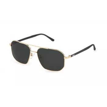 FILA SFI300V58300P Occhiali da sole uomo polarizzati - montatura nera lenti grigie 58mm
