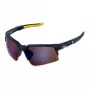 FILA SFI515-67U43B Occhiali da sole unisex - Montatura rettangolare sportiva, protezione UV400, lenti 67 mm
