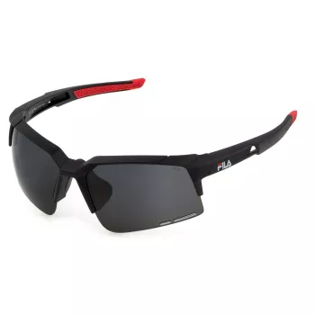 FILA SFI515 Occhiali da sole unisex nero opaco smoke grey 67mm