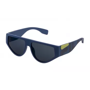 FILA Unisex Occhiali da sole SF936457U43B - Montatura nero opaco, Lenti fumé, protezione UV400