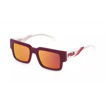 FILA Occhiali da sole donna SFI314-516Y6X Havana rettangolari 51mm