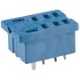 Finder 96.14 zoccolo per circuito stampato per relè 56.34, 14 poli, 10A, 250V, nero