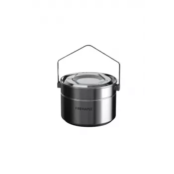 Fire-Maple Antarcti pentola 1,8L in alluminio anodizzato duro pentola da campeggio con scambiatore di calore e manico pieghevole
