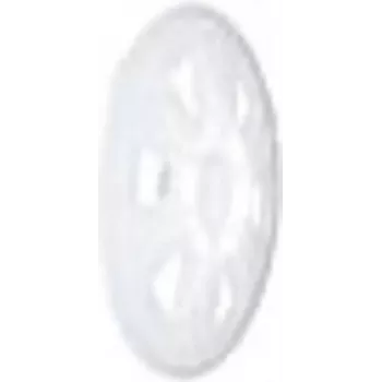 Fischer 4283 piastra di fissaggio per isolante HK 36 per isolanti morbidi, poliammide, bianco, 100 pezzi