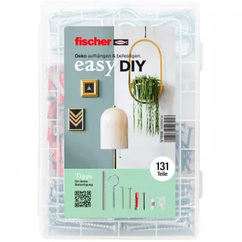 fischer 571944 assortimento di tasselli e ancoraggi DUOPOWER & DUOTEC, 115 pezzi