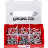 Fischer DUO-Line Tassello a vite e scatola assortimento tasselli, 105 pezzi, DUOPOWER & DUOTEC 535969