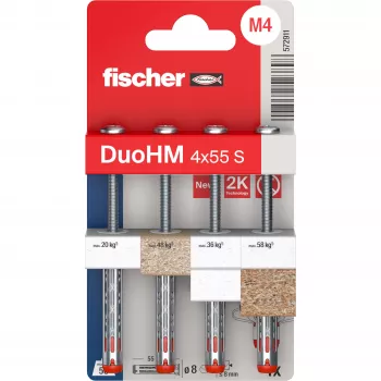 Tassello per cavità Fischer DuoHM 4x55 S PH PZ 55 mm 4 pezzi 572911
