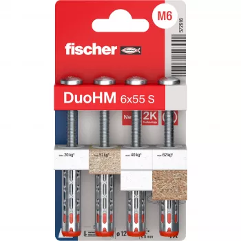 Fischer DuoHM 6x55 S PH TX Tassello per cavità 55 mm 4 pezzi 572916
