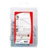 Fischer DuoPower 547212 Assortimento tasselli e viti per traslochi, 76 pezzi