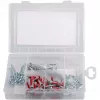 Fischer DuoPower 547212 Assortimento tasselli e viti per traslochi, 76 pezzi