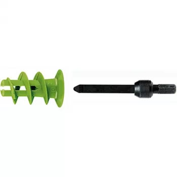 FISCHER GK GREEN tassello autofilettante per cartongesso, verde, confezione da 90