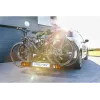 Fischer ProlineEvo 2 portabici da gancio per 2 biciclette, 60 kg, pieghevole, illuminazione LED