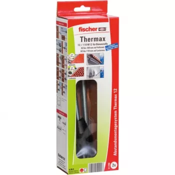 FISCHER Thermax 12/110 M12 sistema di montaggio a distanza, 2 pezzi