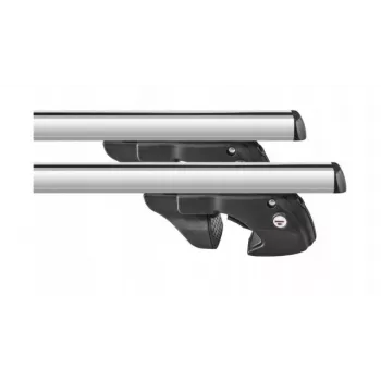 Fischer Topline Barre portatutto aperte 120 cm argento