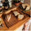 Fiskars 1059230 tagliere rettangolare in bambù 35 x 25 cm