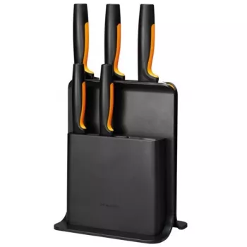 Fiskars Functional Form Set portacoltelli 6 pezzi con 5 coltelli