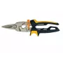 Fiskars PowerGear cesoia per lamiera, taglio dritto, acciaio inox, arancio/nero, 21 cm, FS1027207
