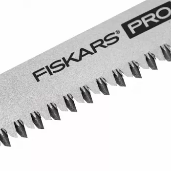 Fiskars Pro Sega pieghevole compatta, lama 160 mm, due lame, impugnatura SoftGrip, blocco di sicurezza