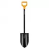 Fiskars Solid+ XL Vanga con lama affilata e manico a D in acciaio, lama in acciaio borurato, 1250 mm