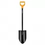 Fiskars Solid+ XL Vanga con lama affilata e manico a D in acciaio, lama in acciaio borurato, 1250 mm