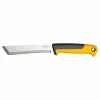 Fiskars X-series K82 Coltello da raccolta, lama in acciaio inox, impugnatura SoftGrip, 15 cm, nero/arancione