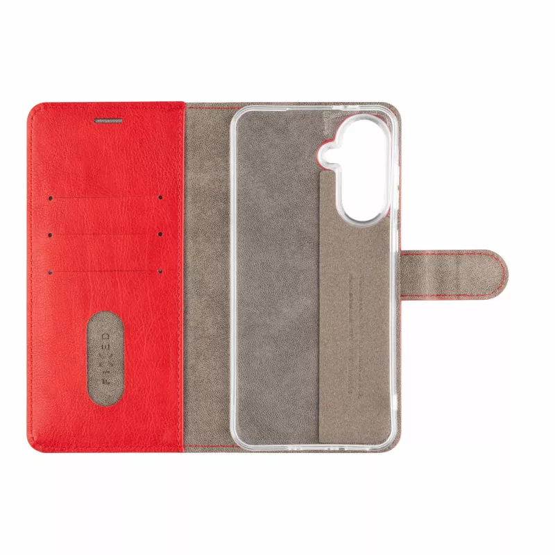 Fixed Opus Custodia a libro per Samsung Galaxy A37 5G, similpelle, rosso